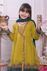 Meethi Eid by Shanzey Stitched 3 Piece Kids Pret Formal Collection'2022-SHK-508-Green