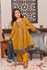 Shanzey Stitched 3 Piece Bari Eid Pret kids Formal Collection'2022-SHK-608-Dhani