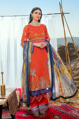 Serene Uns-E-Baharaan Unstitched 3 Piece Luxury Lawn Collection'2021-SL-17-Guncha