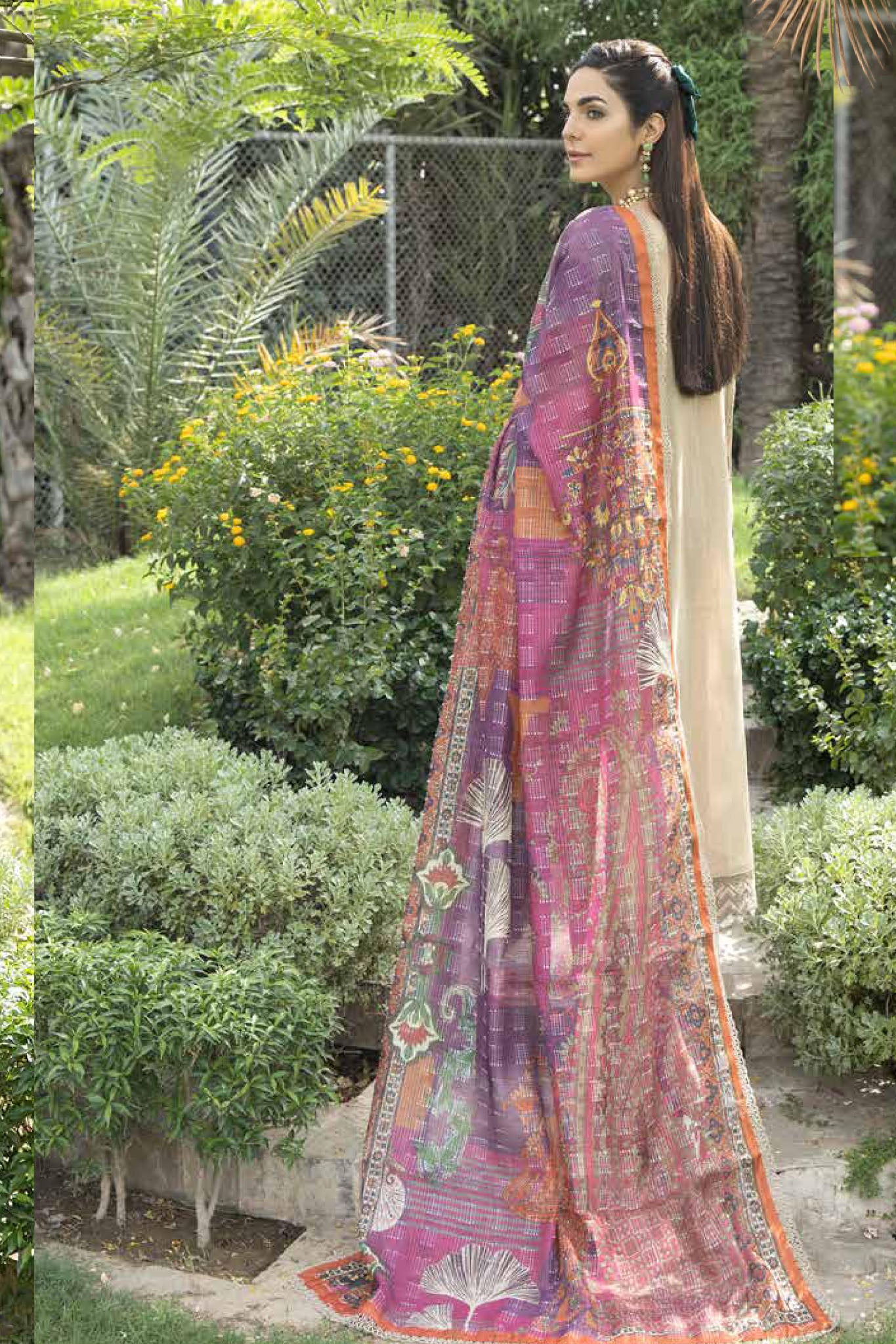 Mehtaab by Marjjan Unstitched 3 Piece Embroidered Lawn'2022-SMC-68