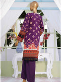 Sada Bahar Stitched Festive Printed Lawn Kurti Collection'2021-ST-11806-Purple