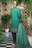Sada Bahar Stitched 3 Piece Embroidered Lawn Vol-01 Collection'2022-ST-13462-Green