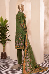 Sada Bahar Stitched 3 Piece Festive Lawn Collection'2022-ST-137-Green