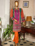 Sada Bahar Stitched Printed Lawn Kurti Vol-19 Collection’2021-ST-584-Pink