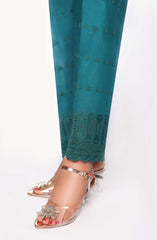 Sada Bahar Stitched Chikankari Emb Pret Cotton Trouser Collection'2022-TR-CK-Green