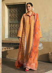 Rahgoli by Hussain Rehar Unstitched 3 Piece Luxury Lawn Collection'2022-166-Shadeh