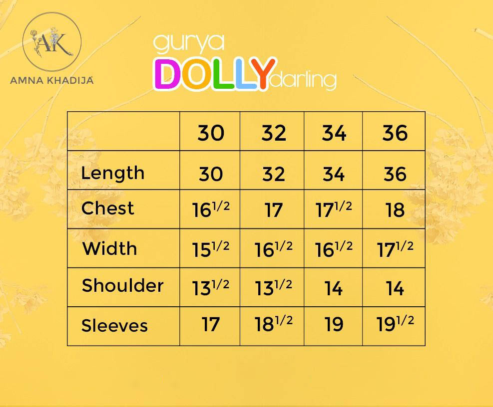Gurya Dolly Darling by Amna khadija Stitched 2 Piece Khaddar Kids Collection'2022-D-06