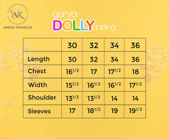 Gurya Dolly Darling by Amna khadija Stitched 2 Piece Khaddar Kids Collection'2022-D-05
