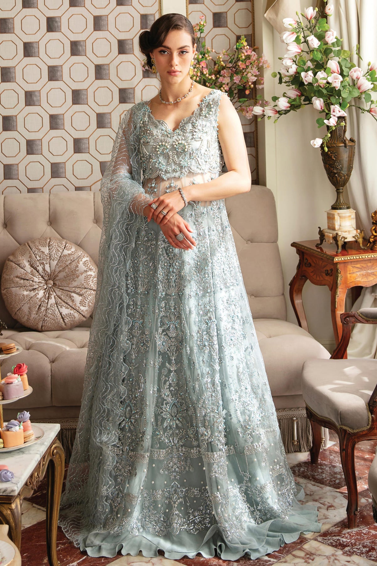 Serendipity by Mushq Unstitched 3 Piece Luxury Wedding Collection'2022-TDL22-08-Sabine