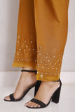 Iris by Sada Bahar Stitched Mirror Work Cotton Silk Trouser Collection'2021-TME-01-Yellow