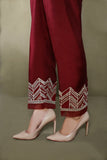 Razmin by Sada Bahar Stitched Trouser Vol-11 Collection'2021-TR-09-Maroon