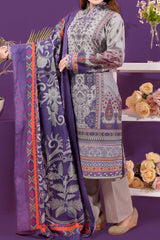 Rafia Khas Unstitched 3 Piece Embroidered Khaddar Collection'2022-UN-DPKH-44