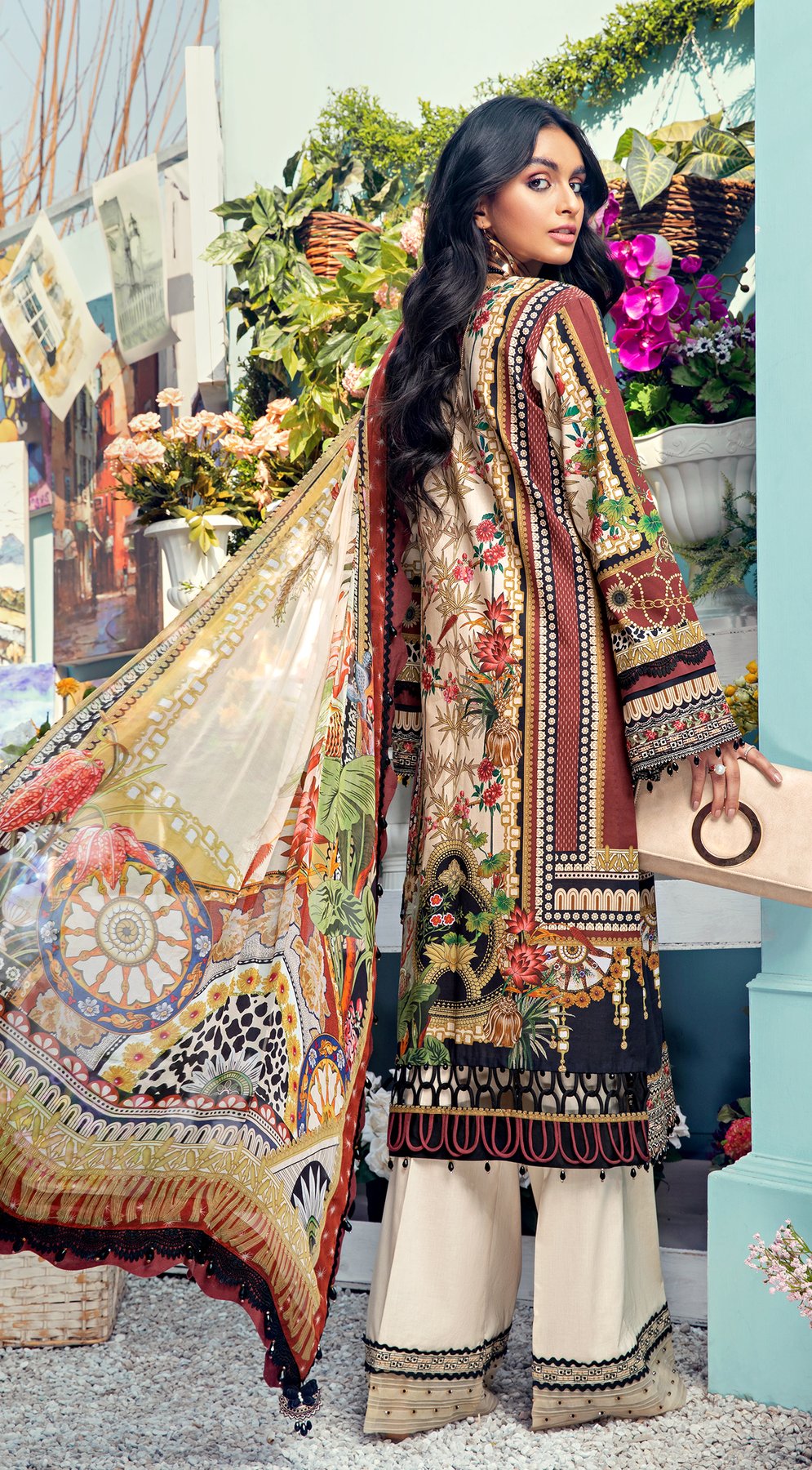 Viva by Anaya Unstitched Embroidered Lawn Collection'2021-VL-02-B-Liana