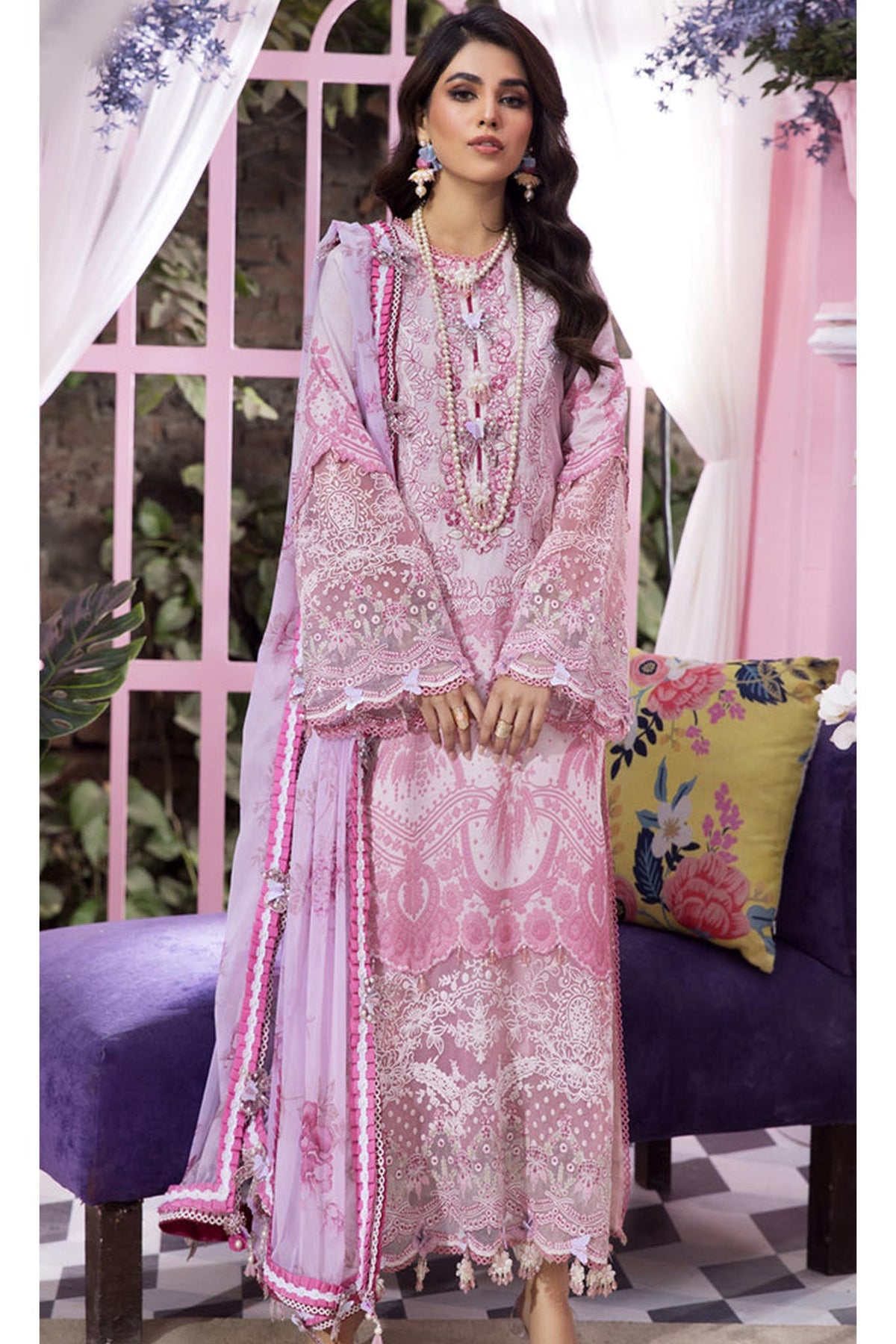 Viva by Anaya Unstitched 3 Piece Luxury Lawn Collection'2022-VL22-02