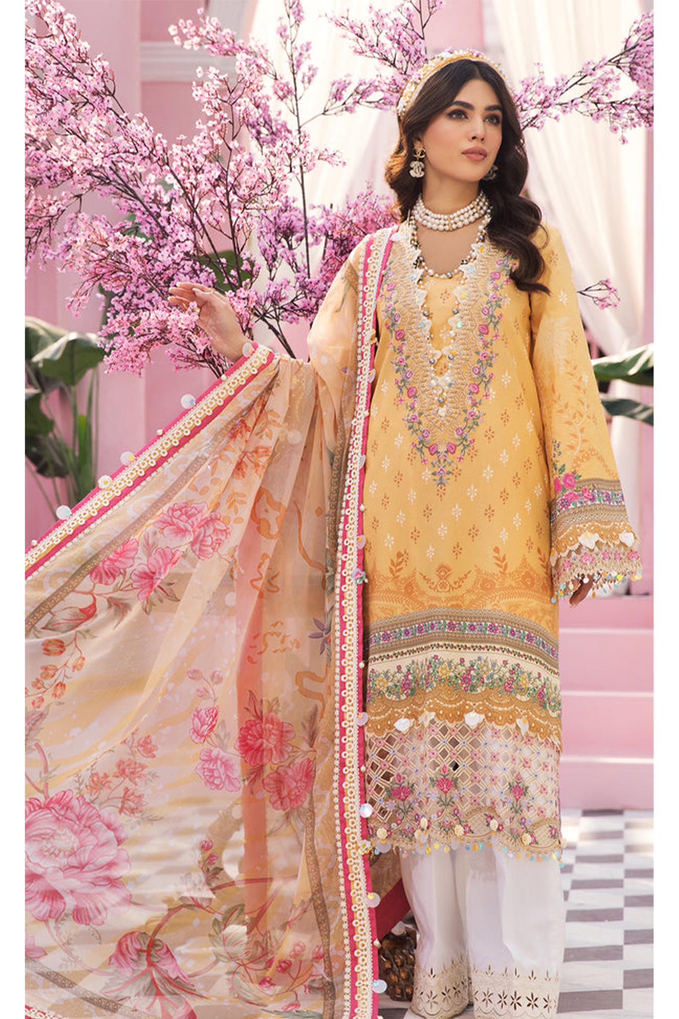 Viva by Anaya Unstitched 3 Piece Luxury Lawn Collection'2022-VL22-04