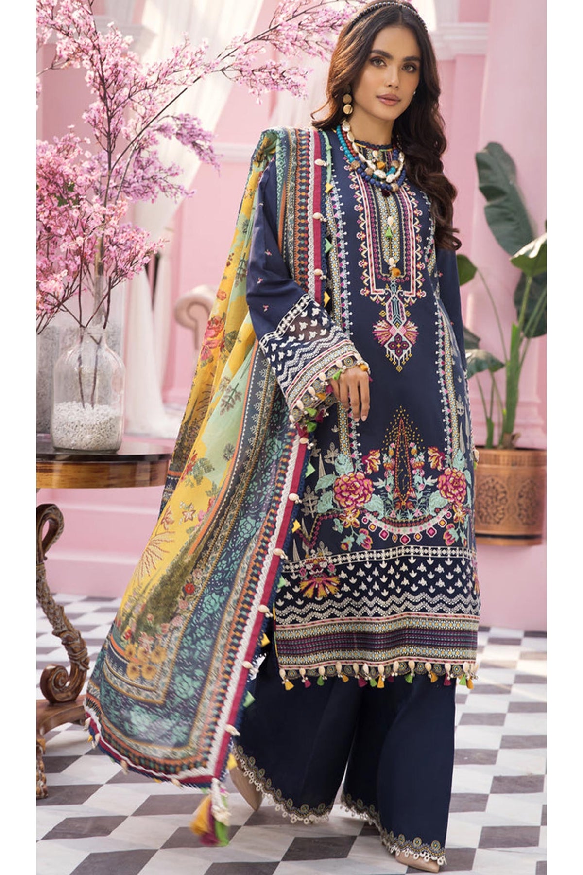 Viva by Anaya Unstitched 3 Piece Luxury Lawn Collection'2022-VL22-05