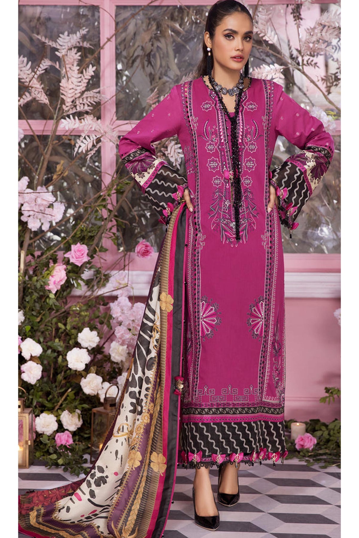 Viva by Anaya Unstitched 3 Piece Luxury Lawn Collection'2022-VL22-06