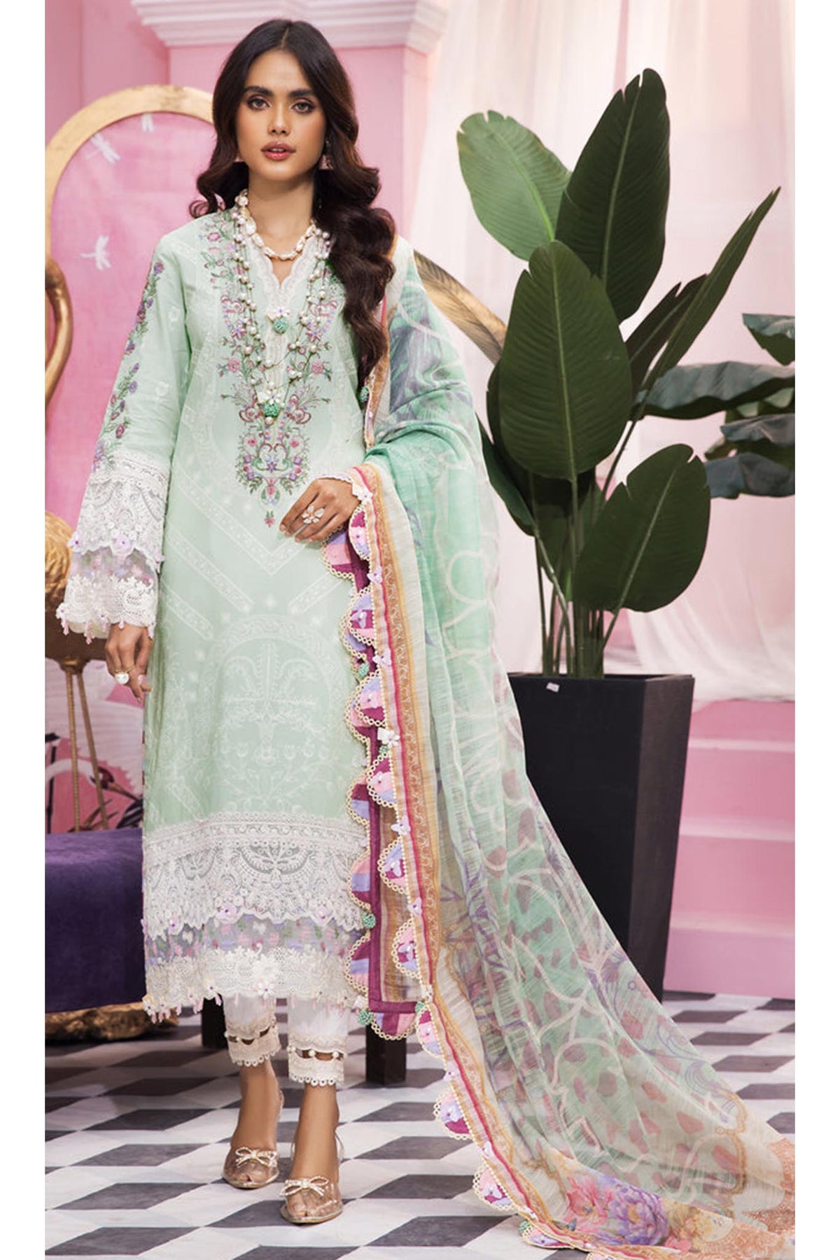 Viva by Anaya Unstitched 3 Piece Luxury Lawn Collection'2022-VL22-10