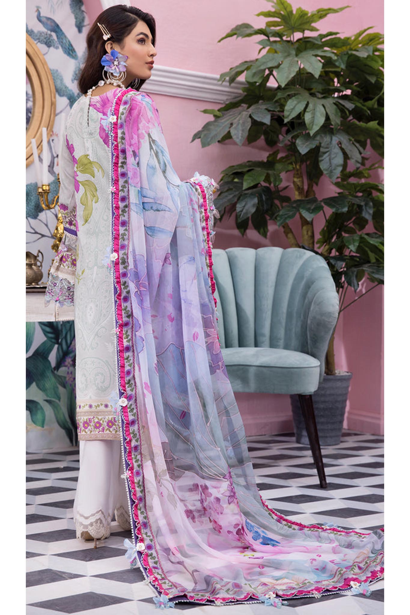 Viva by Anaya Unstitched 3 Piece Luxury Lawn Collection'2022-VL22-17