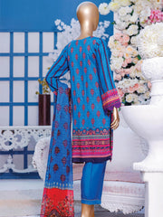 Sada Bahar Stitched 3 Piece Embroidered Viscose Collection'2021-VS-9600-Blue