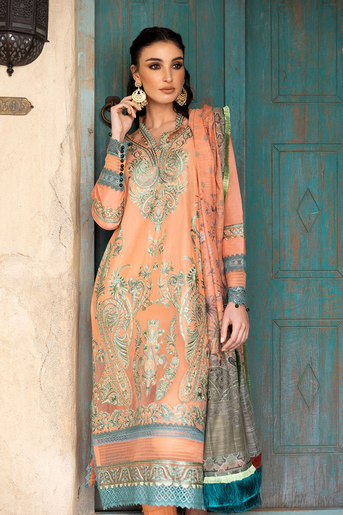 Vital by Sobia Nazir Unstitched 3 Piece Luxury Lawn Collection'2022-VT22-12B