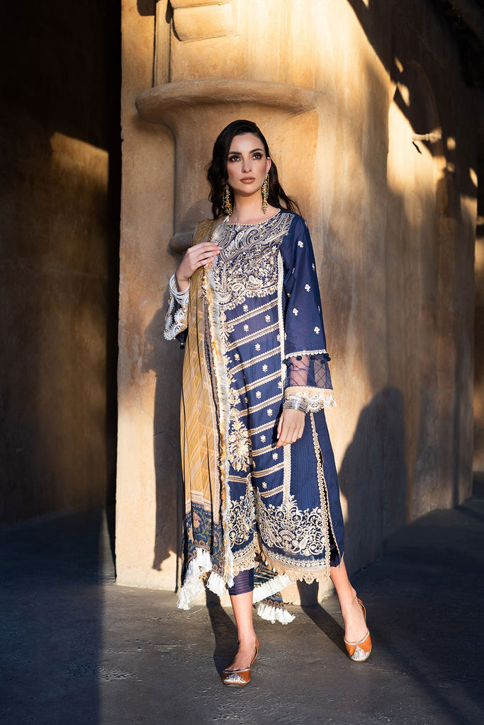 Vital by Sobia Nazir Unstitched 3 Piece Luxury Lawn Collection'2022-VT22-9B