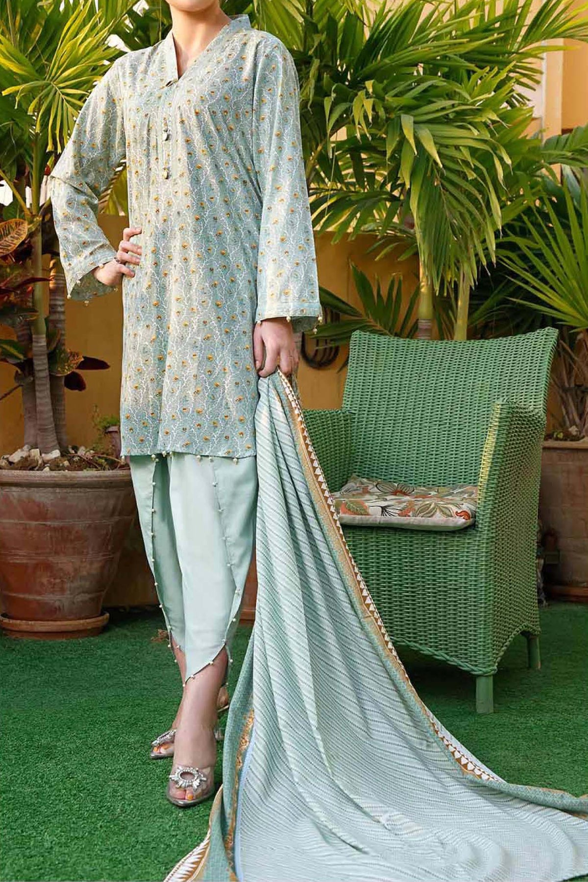 Amna Khadija Unstitched Wrinkle Free Prints Vol-07 Collection’2022-WPF-1045-A