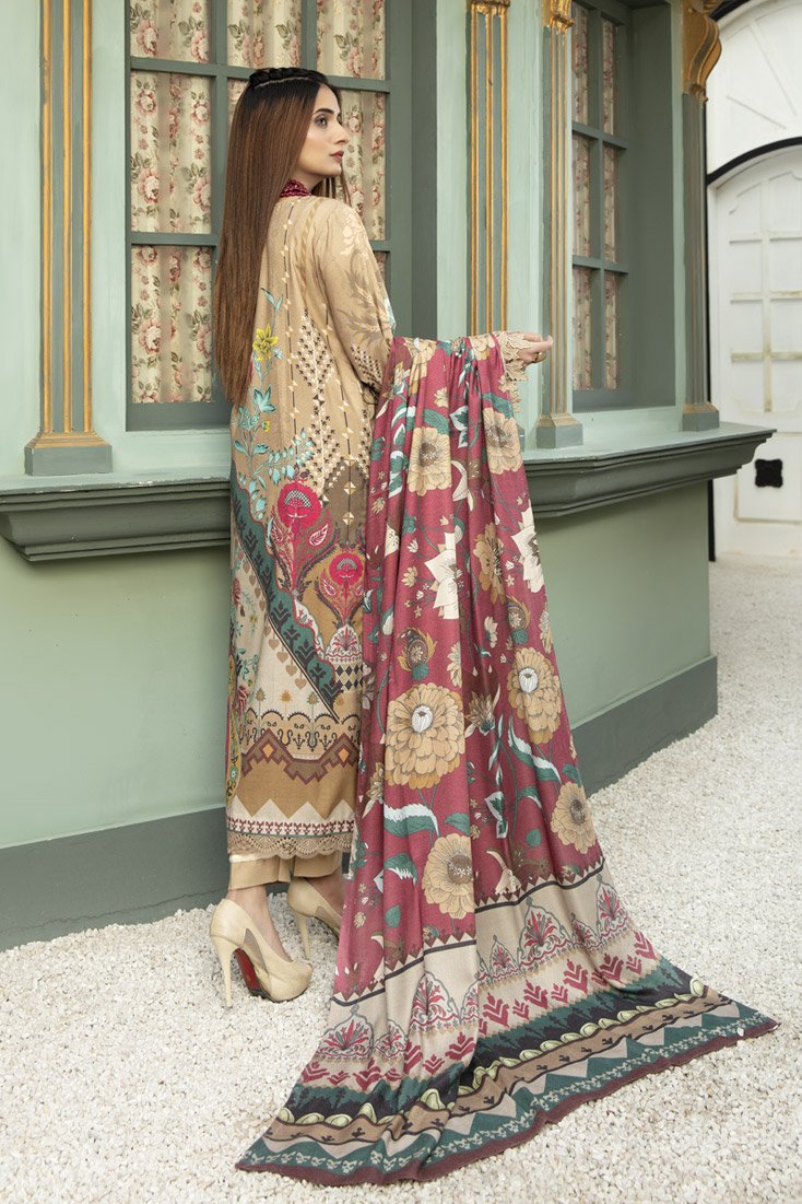 Marjjan by Zohaib Art Unstitched 3 Piece Wool Collection'2021-WSC-26-Tribe