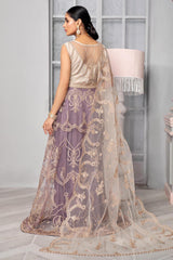 Bahaar by Zarif Unstitched 3 Piece Formal Collection'2022-ZB-01-Mauve