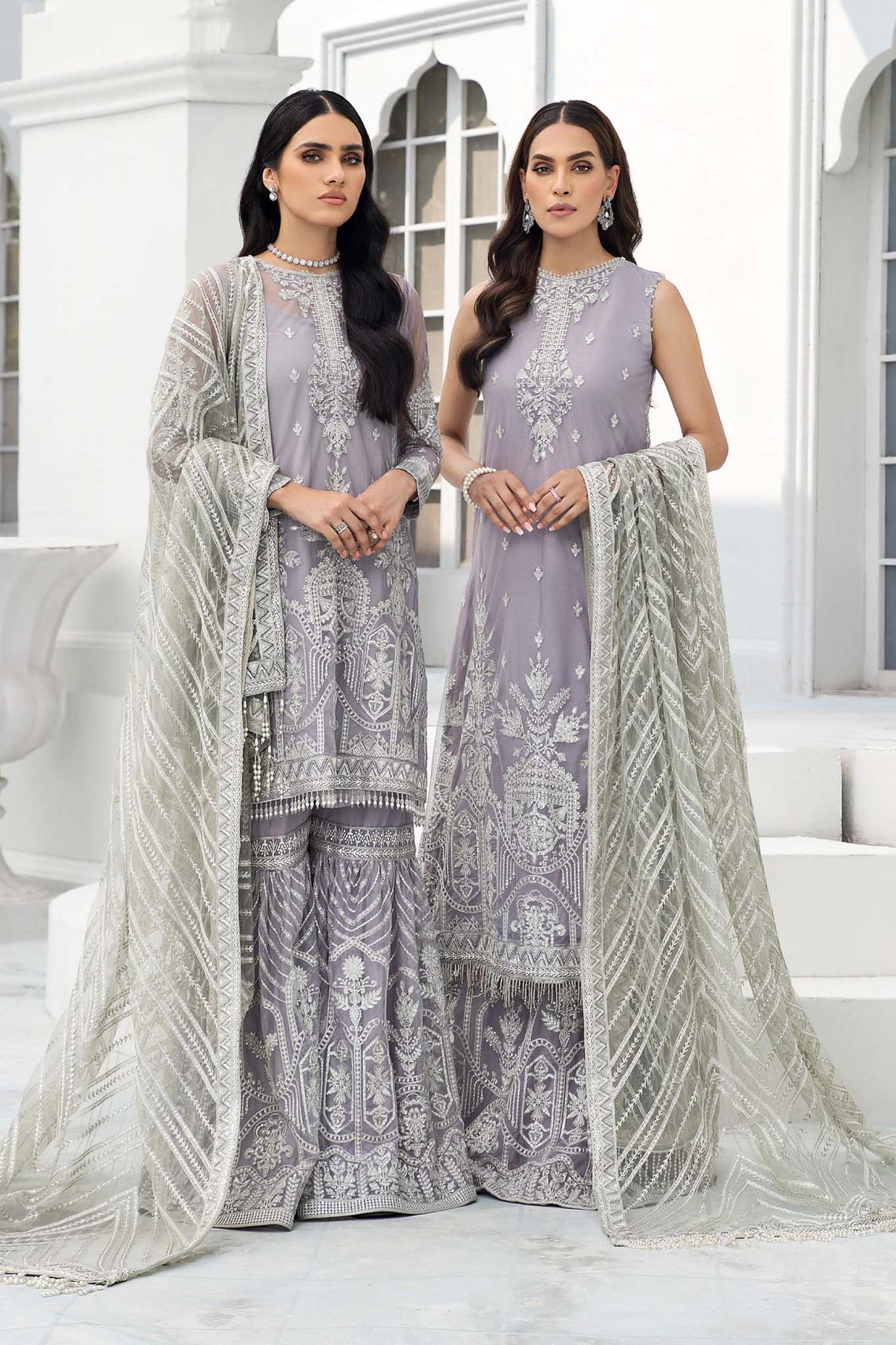 De Luxury by Zarif Unstitched 3 Piece Formal Collection'2022-ZDL-06