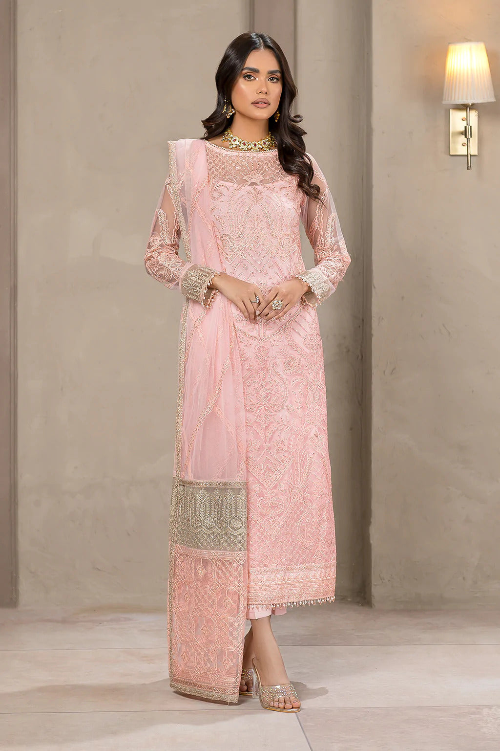 Falak by Zarif Unstitched 3 Piece Festive Formal Collection'2022-ZF-04-Haven