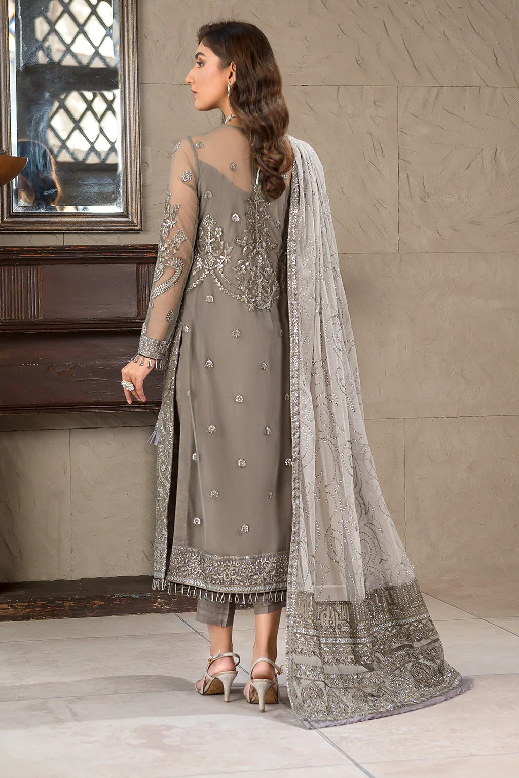 Falak by Zarif Unstitched 3 Piece Festive Formal Collection'2022-ZF-06-Isabelle