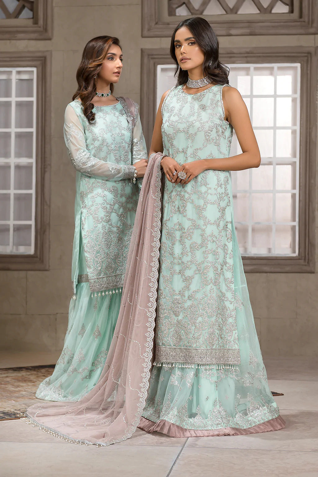 Falak by Zarif Unstitched 3 Piece Festive Formal Collection'2022-ZF-08-Claudia