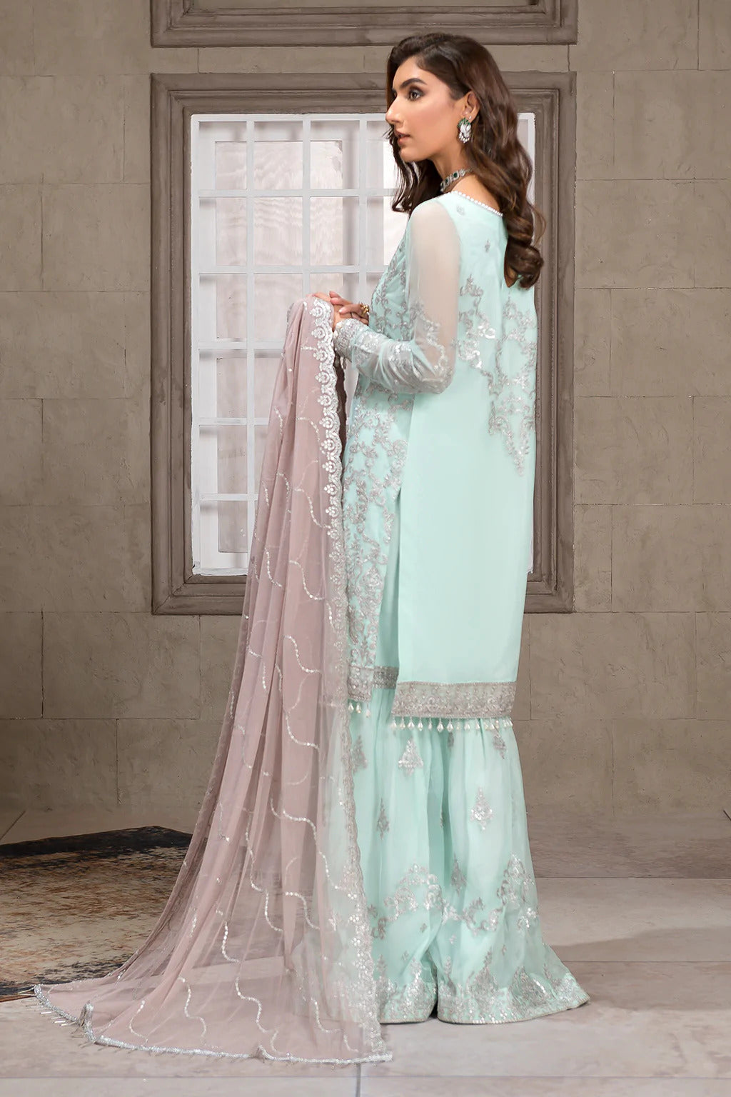 Falak by Zarif Unstitched 3 Piece Festive Formal Collection'2022-ZF-08-Claudia