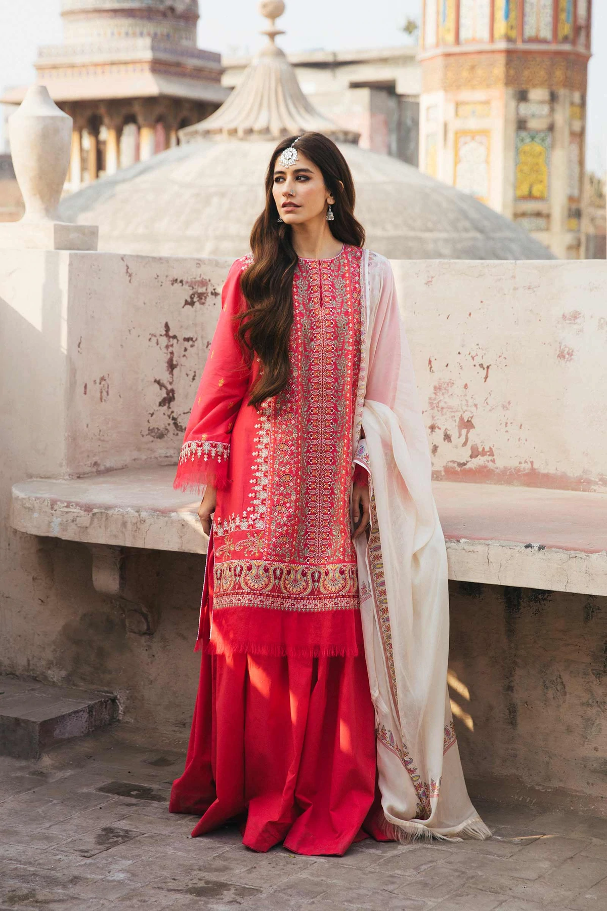 Zara Shahjahan Unstitched 3 Piece Eid Luxury Lawn Collection'2022-D22-Ziya-B