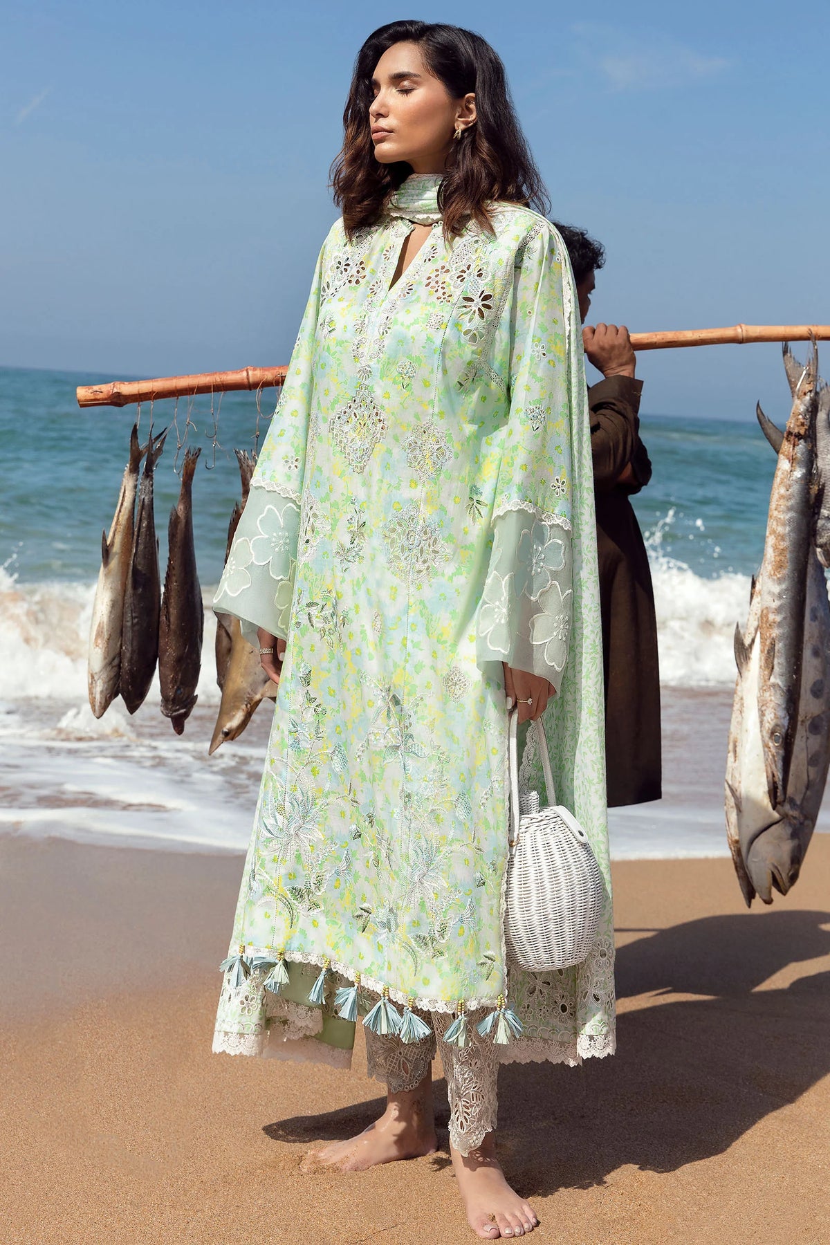 Zaha Unstitched 3 Piece Spring Summer Lawn Collection'2023-ZL23-03-B