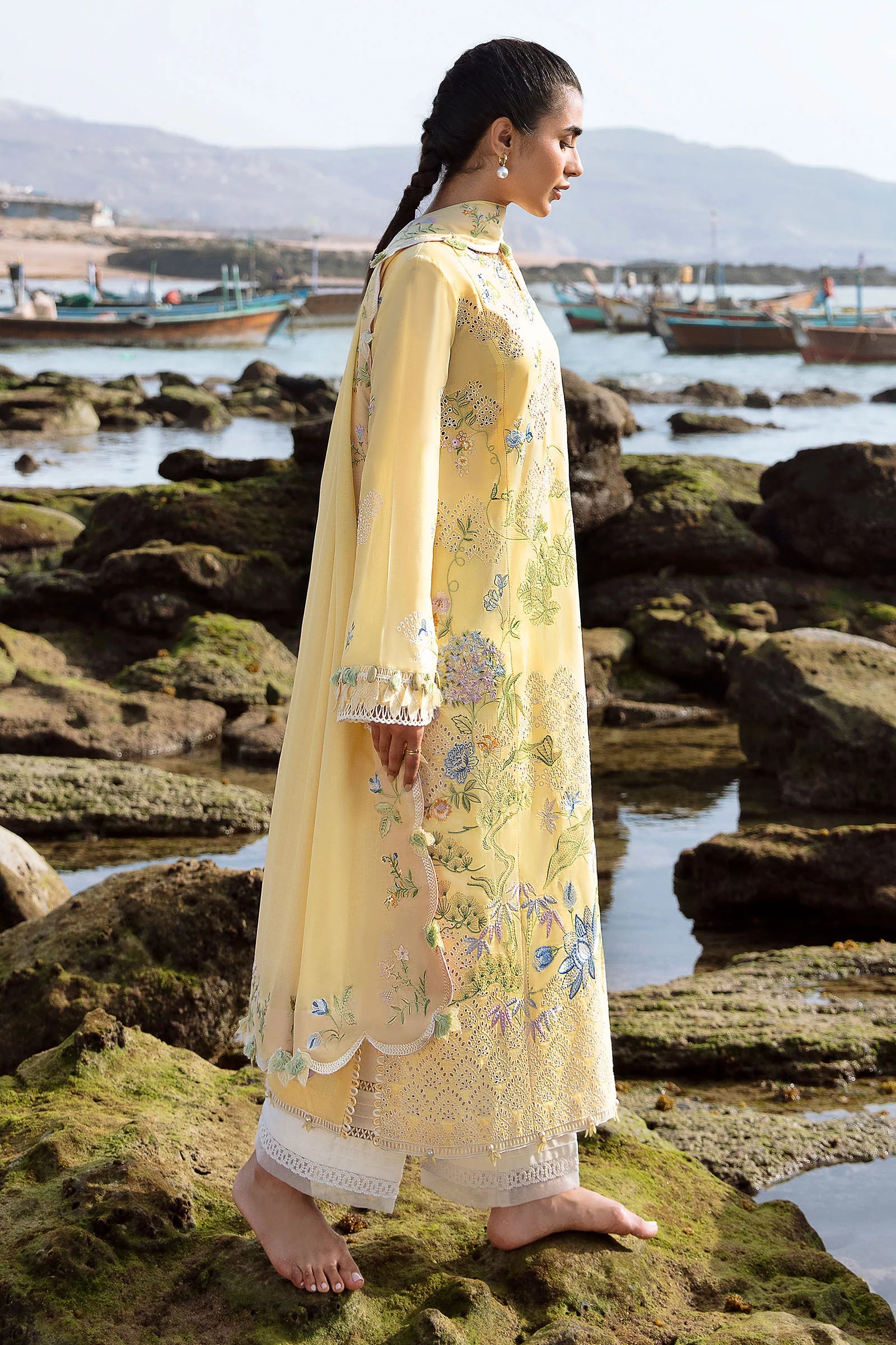 Zaha Unstitched 3 Piece Spring Summer Lawn Collection'2023-ZL23-04-A