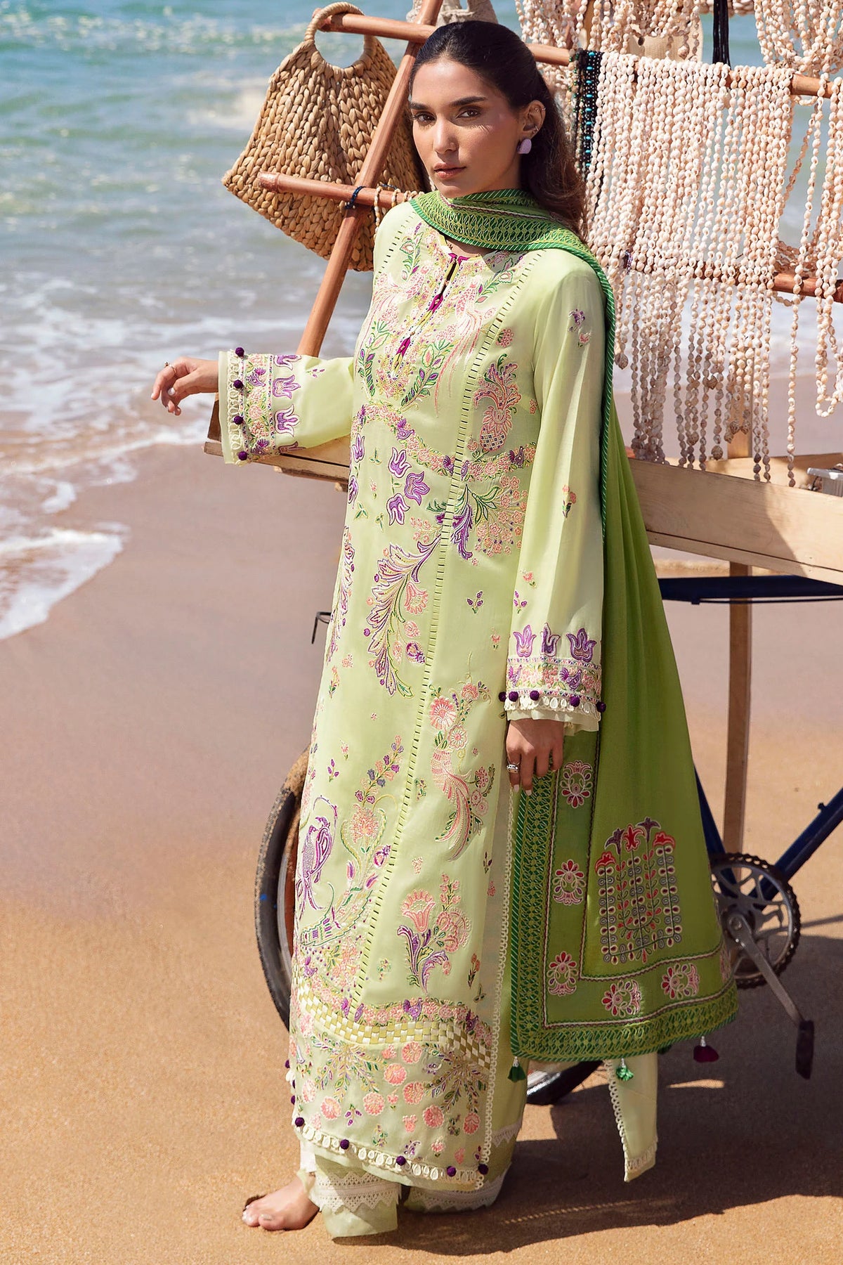 Zaha Unstitched 3 Piece Spring Summer Lawn Collection'2023-ZL23-05-B