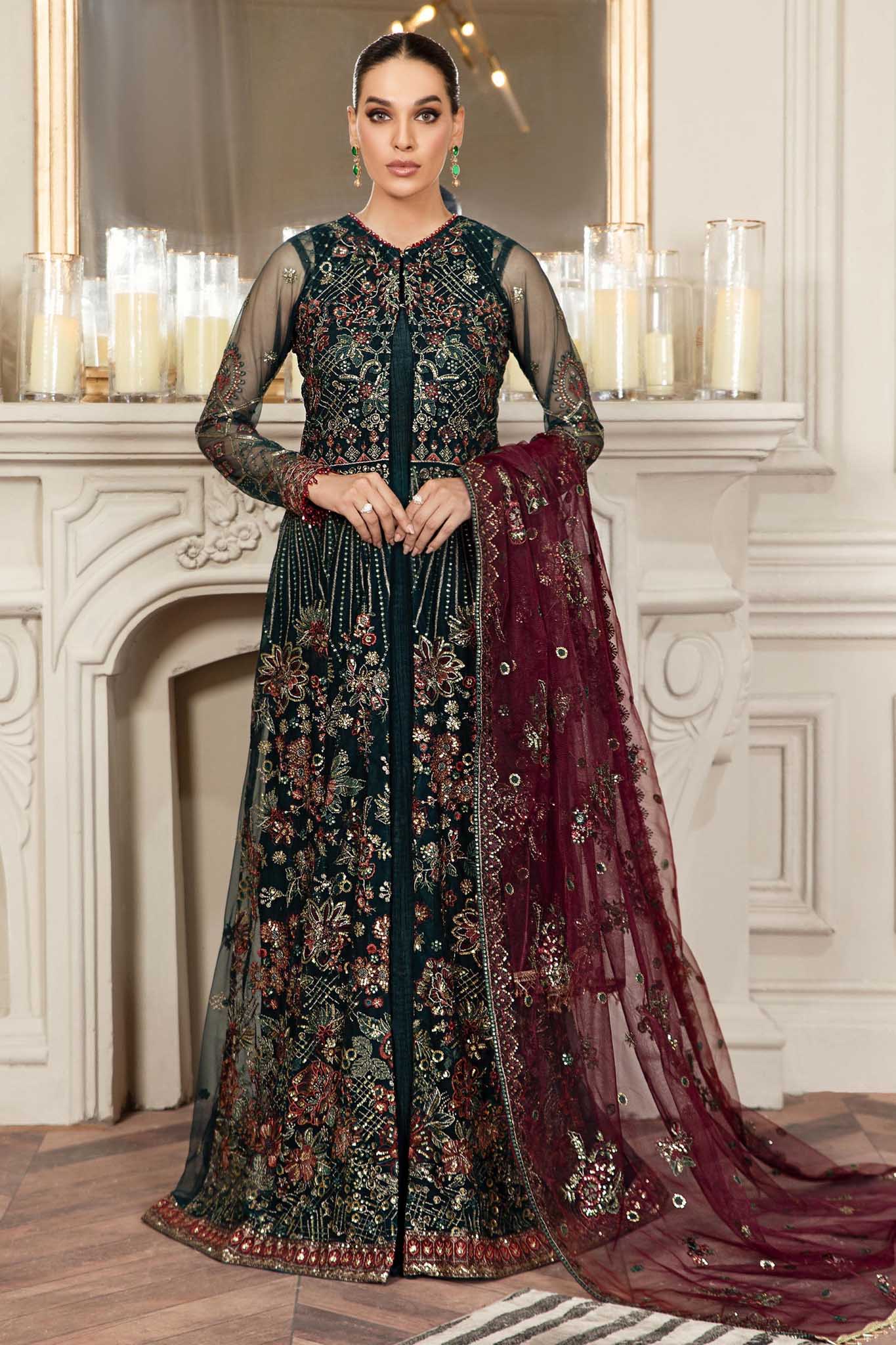 Mehroze by Zarif Unstitched 3 Piece Luxury Festive Formal Collection'2022-ZMF-03