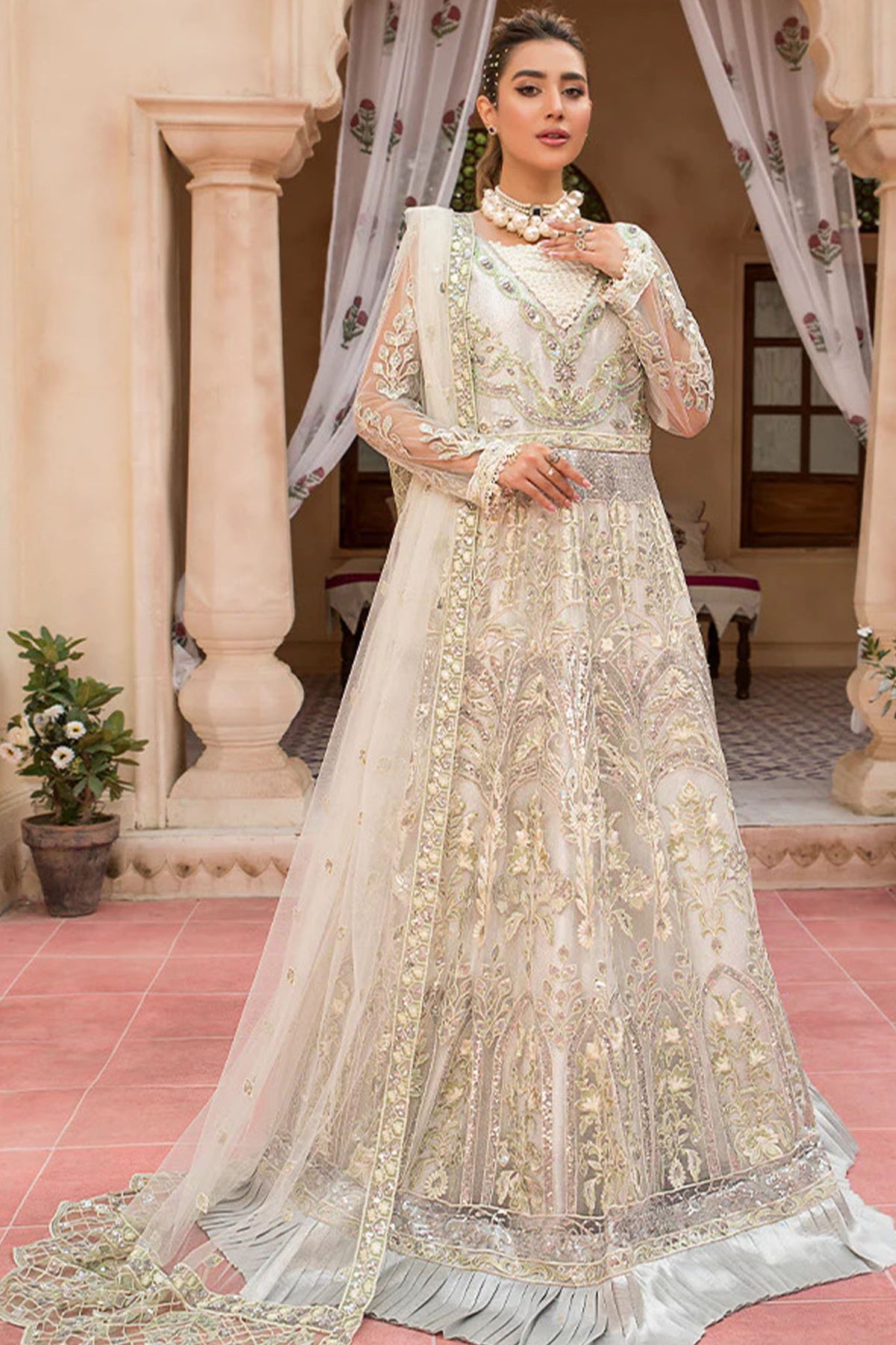 Zeenat by Zebtan Unstitched 3 Piece Luxury Formals Vol-11 Collection'2022-ZN-01