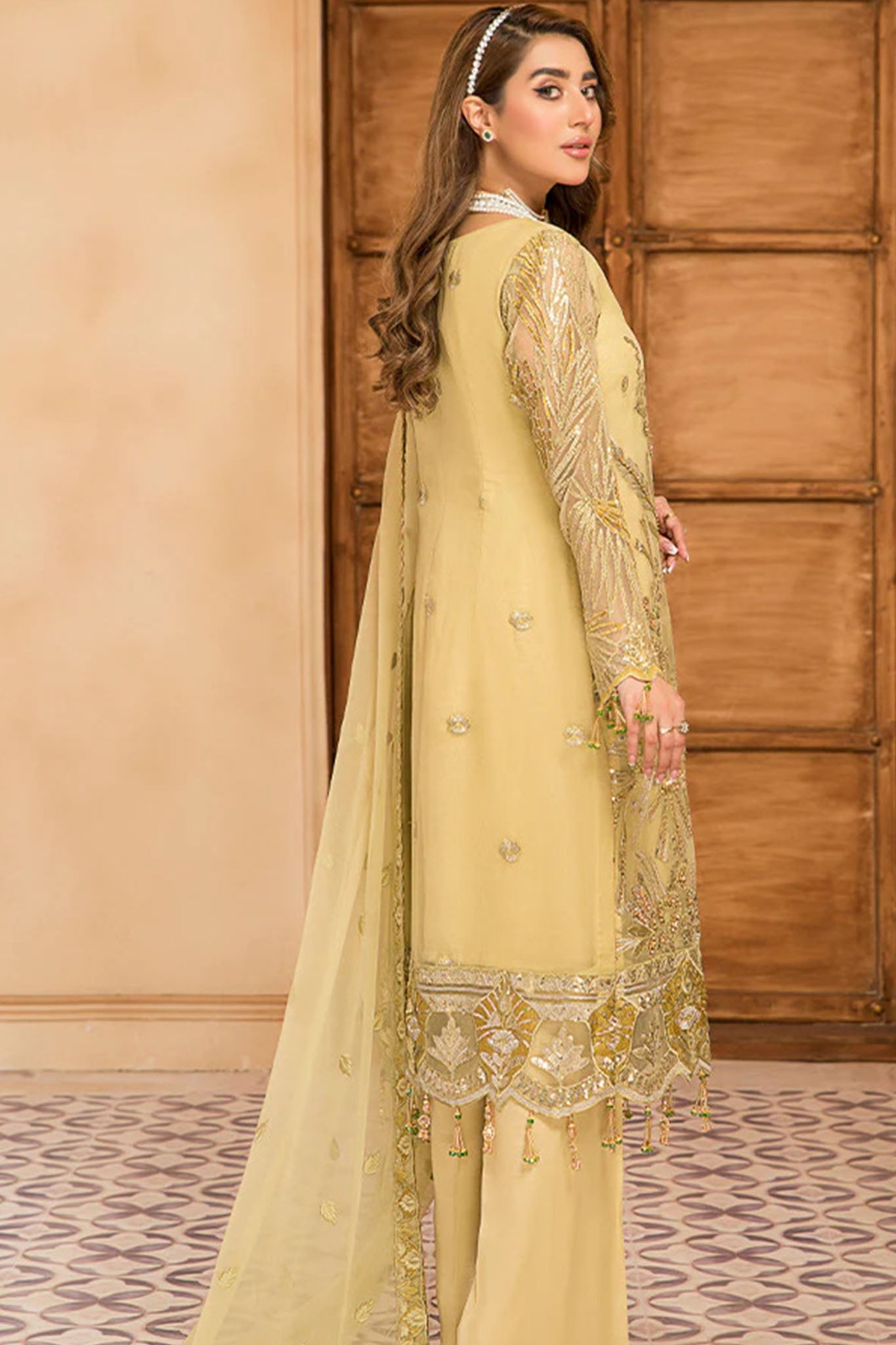 Zeenat by Zebtan Unstitched 3 Piece Luxury Formals Vol-11 Collection'2022-ZN-02