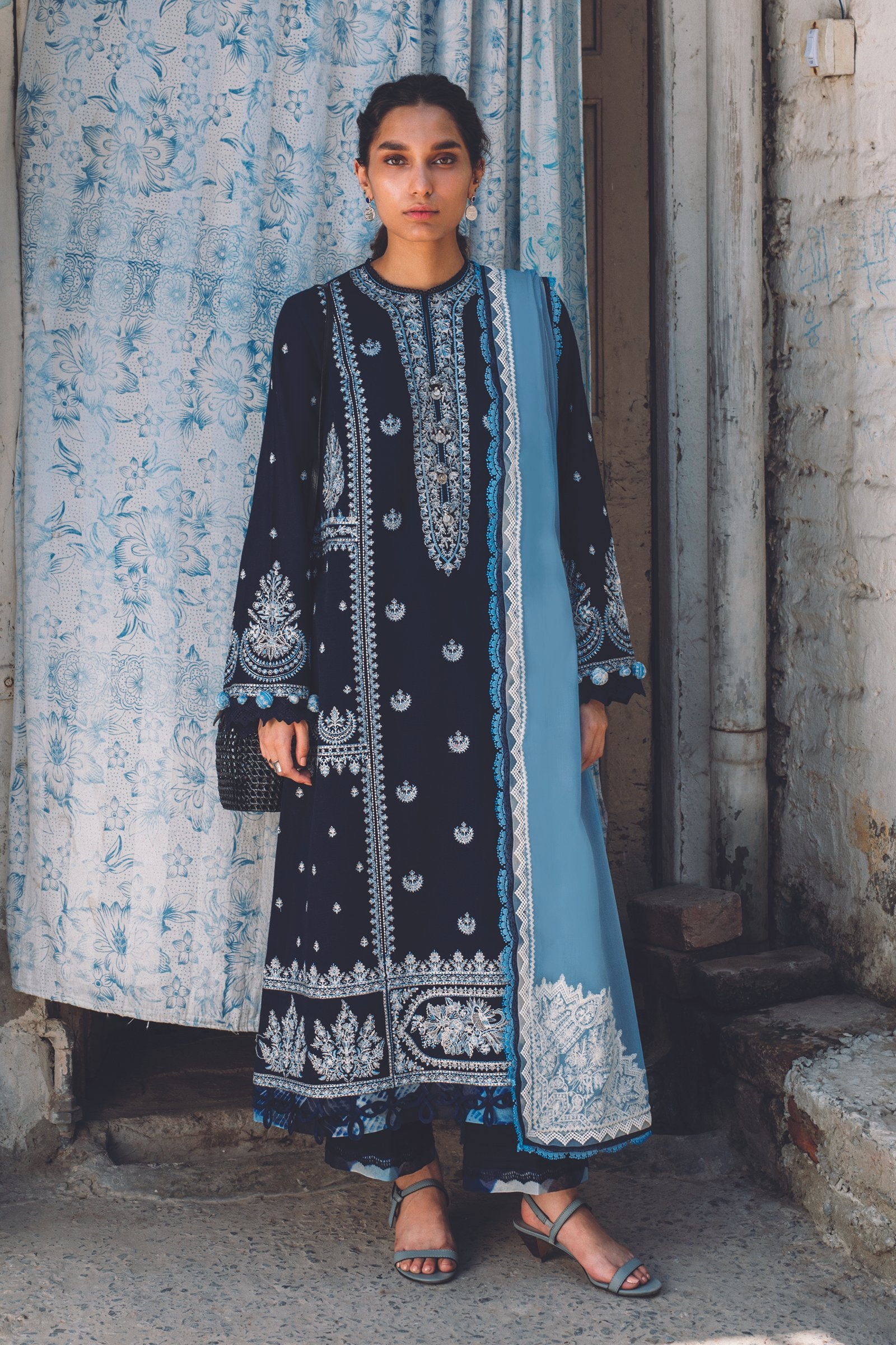 Humrahi by Zaha Unstitched 3 Piece Winter Collection’2021-ZW21-01