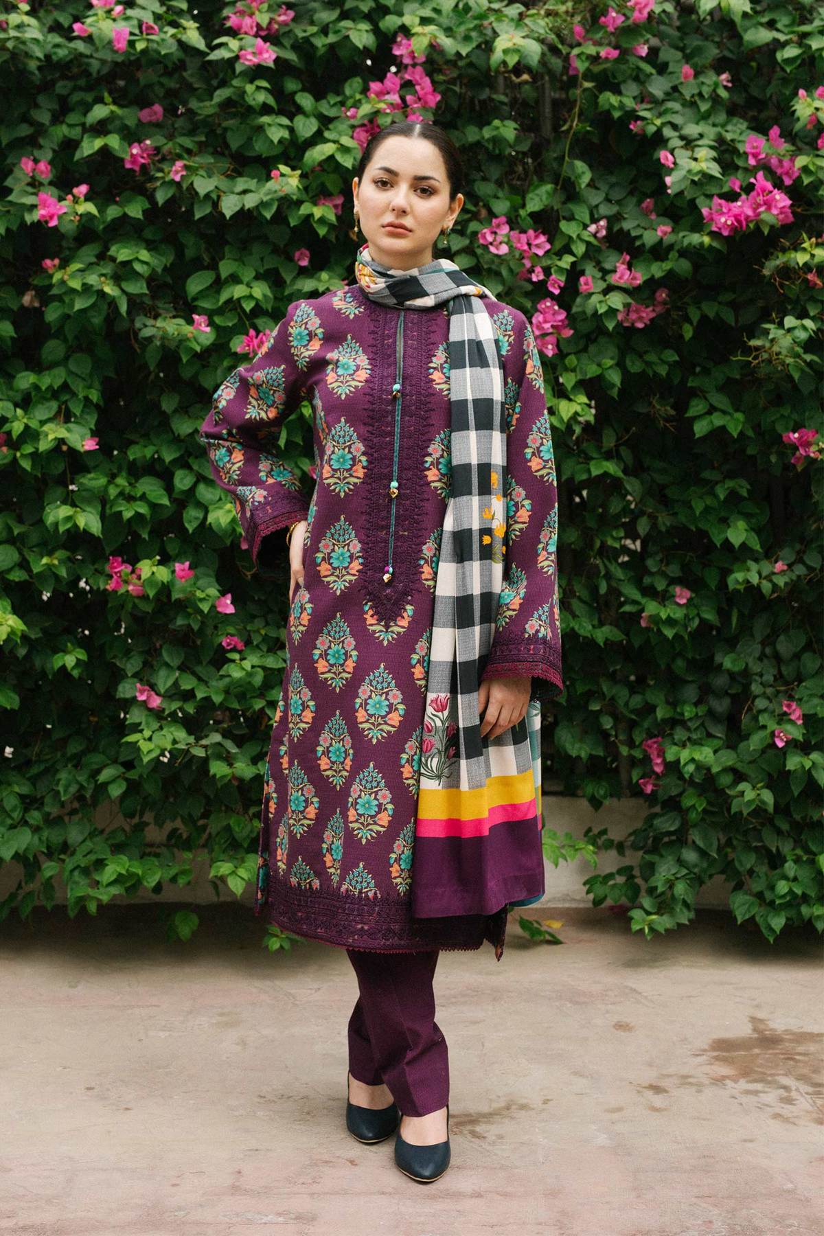 Coco by Zara Shahjahan Unstitched 3 Piece Winter Collection’2021-ZW21-3B