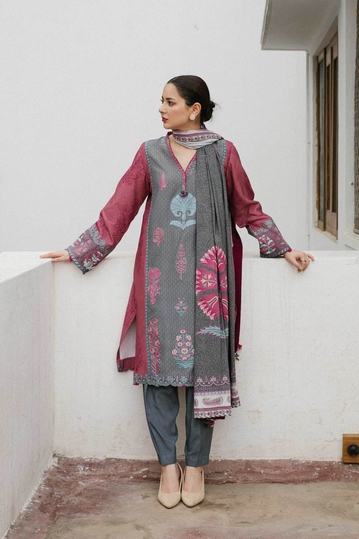 Coco by Zara Shahjahan Unstitched 3 Piece Winter Collection’2021-ZW21-6B