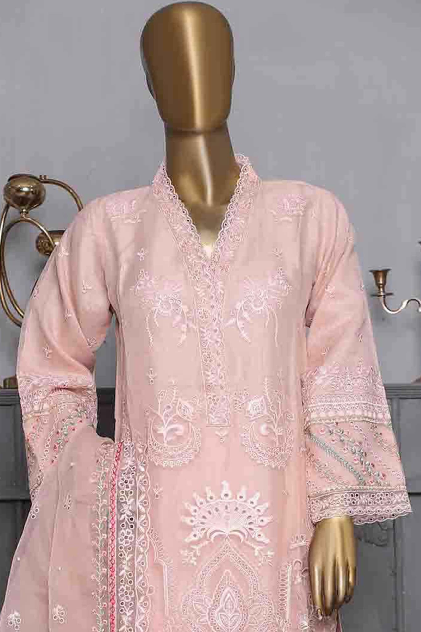 Sada Bahar Stitched 2 Piece Festive Formal Vol-05 Collection'2022-B-12-Pink