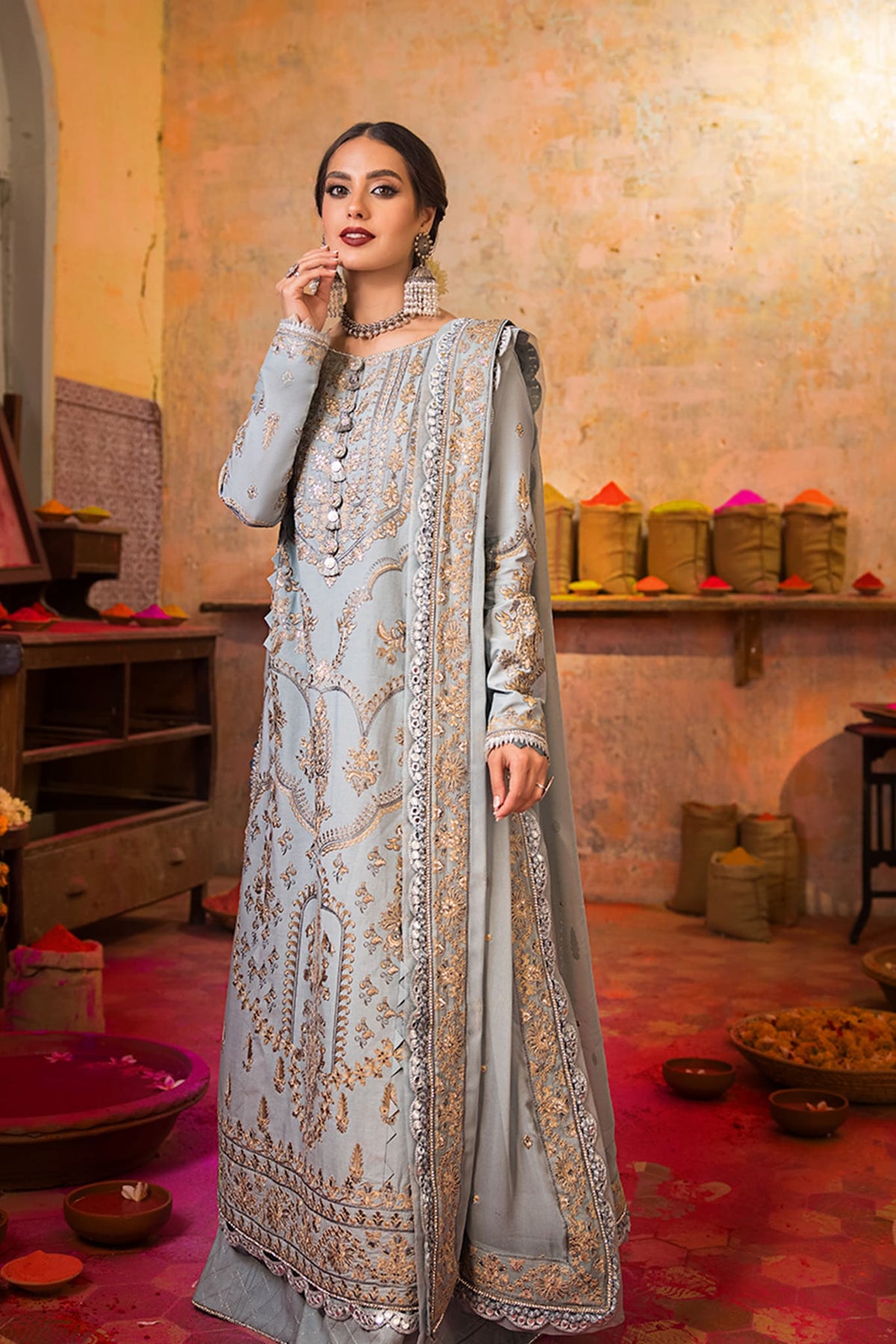 Asim Jofa Unstitched Luxury Eid Lawn Collection'2023-AJLR-23