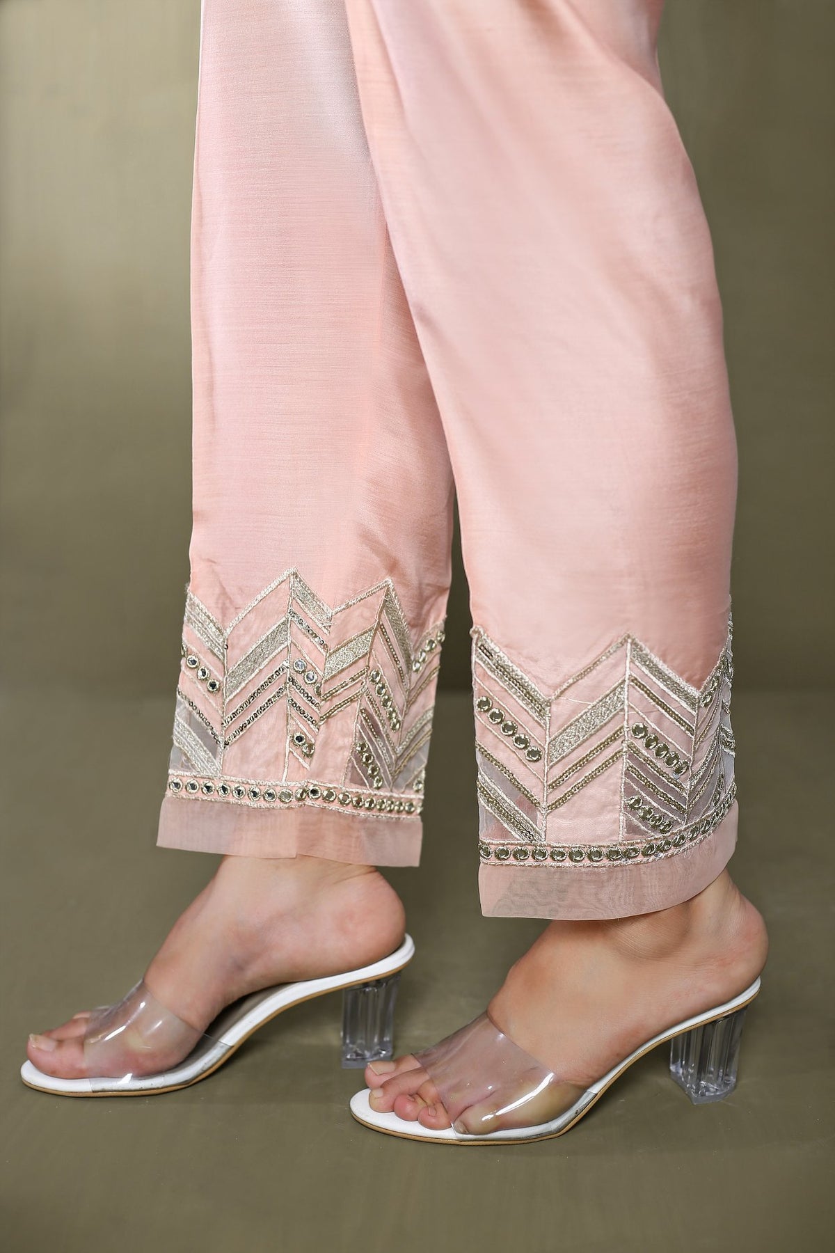 Razmin by Sada Bahar Stitched Trouser Vol-11 Collection'2021-TR-09-Peach